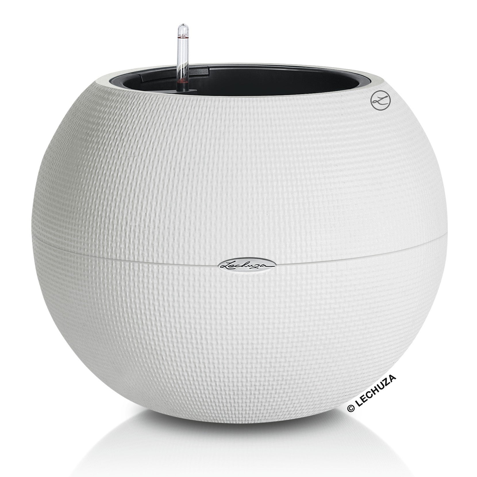 LECHUZA CUBE Glossy 14 bianco lucido 13510 LECHUZA CUBE Glossy 14 bianco lucido 13510
