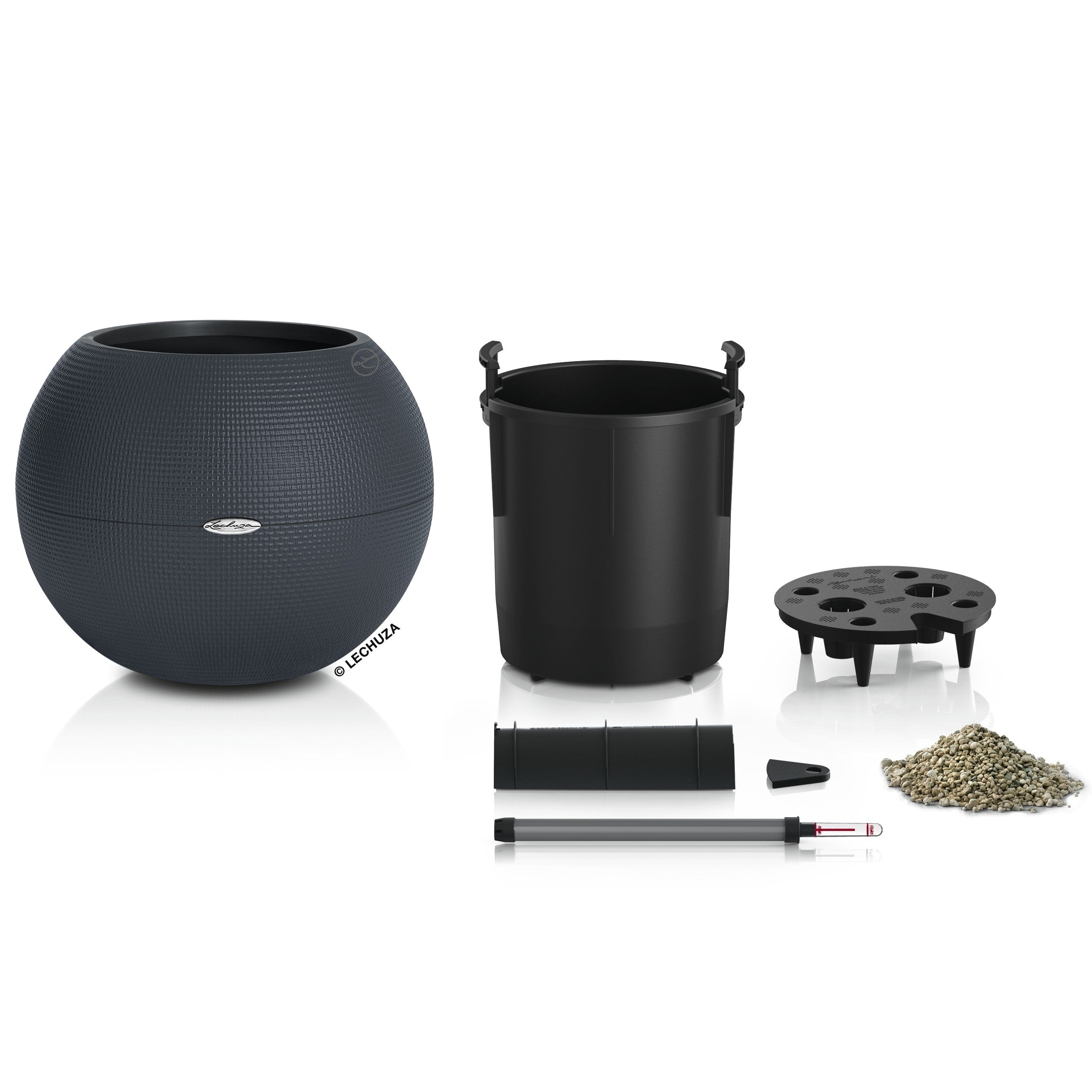 LECHUZA Vaso PURO Color 50 ALL-IN-ONE 49 cm de diâmetro branco LECHUZA Vaso PURO Color 50 ALL-IN-ONE 49 cm de diâmetro branco