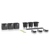 Glossy CUBE Triple Wall Planter Kit